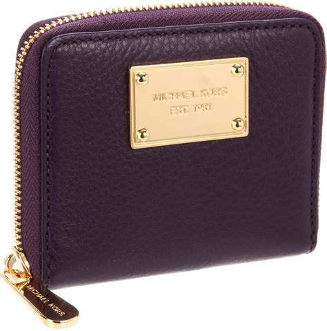 purple michael kors bag and wallet|Michael Kors small black wallet.